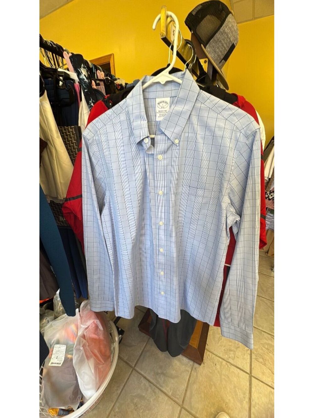 NWOT Brooks Brothers Wrinkle free dress shirt Small